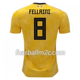 Fußballtrikots Belgien Fellaini 8 Auswärts Trikotsatz WM 2018